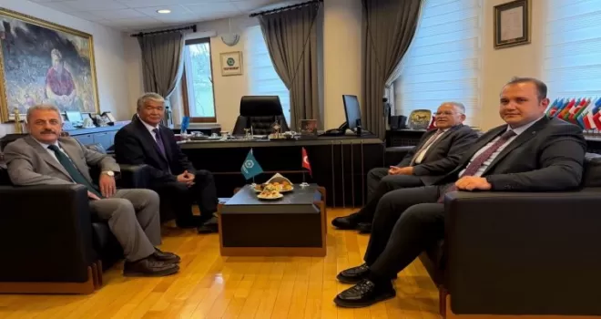 Memduh Büyükkılıç’tan TÜRKSOY’a ziyaret