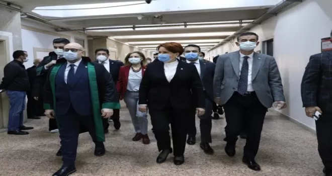 Meral Akşener Ankara Adliyesi’nde ifade verdi
