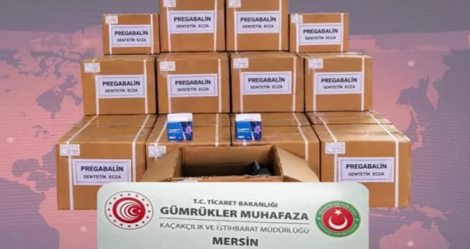 Mersin’de 3 ayrı operasyon! 1 ton 716 kilo pregabalin ele geçirildi