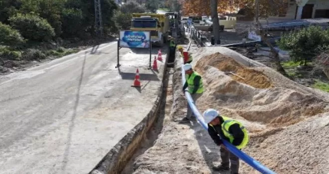 Mersin’de Hacıhalilarpaç’ın içme suyu altyapısı yenilendi