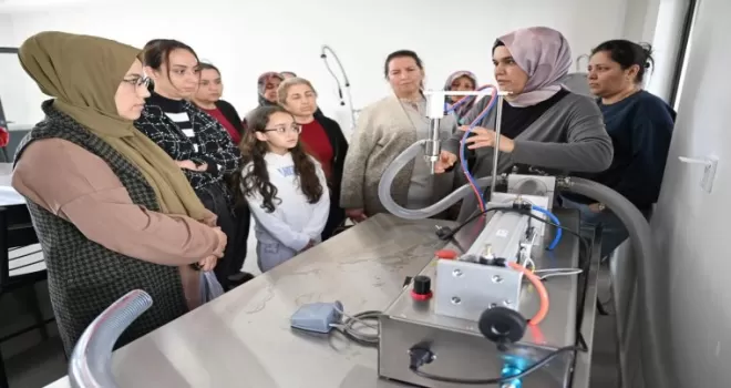 Mersin’de kadın üreticilere destek