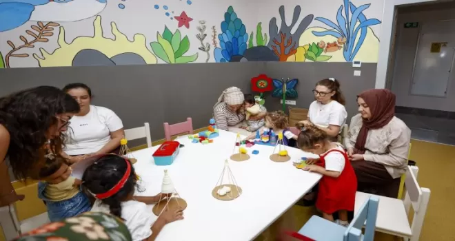 Mersin’de minikler oyunla öğreniyor