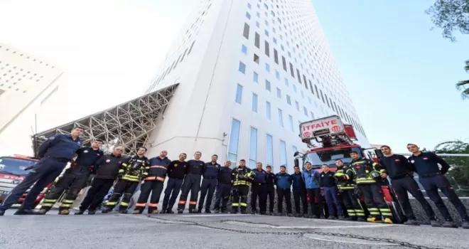 Mersin’de ’Yangın ve Kurtarma Tatbikatı’ gerçekleştirildi