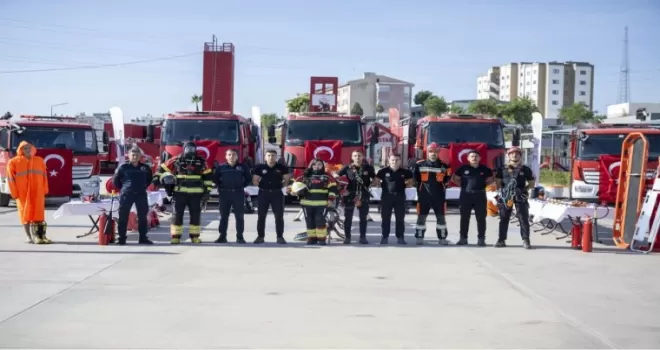 Mersin itfaiyesi modern ekipmanlarla güçlendi