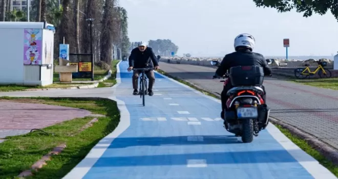 Mersin sahil bandında motorlu taşıtlara geçit yok!