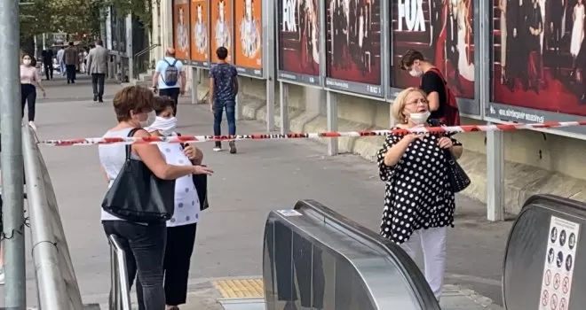 Metro istasyonunda intihar girişimi
