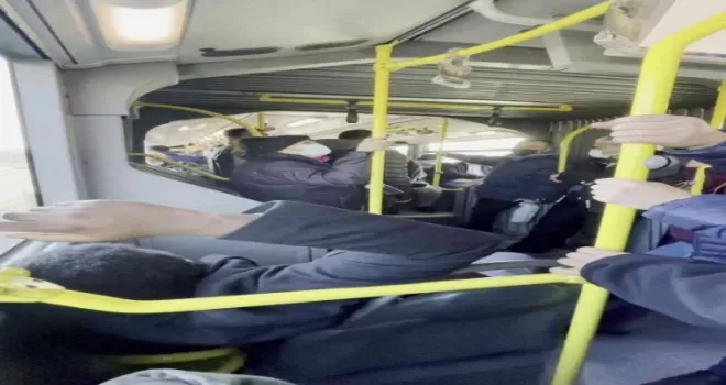 Metrobüste korona paniği
