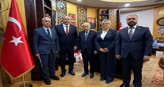 MHP Edirne’den Bahçeli’ye ziyaret