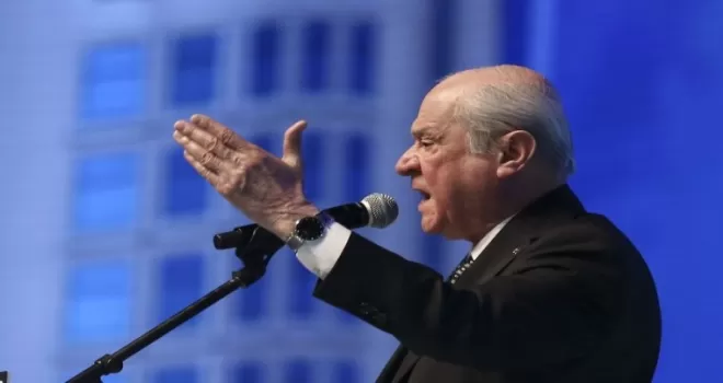 MHP Genel Başkanı Bahçeli: "HDP açılmamak üzere kapatılmalıdır."
