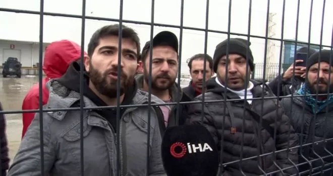 Migros deposunda çalışanlar iş bırakma eylemi başlattı
