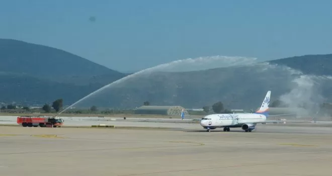 Milas-Bodrum’da dış hat uçuşları başladı
