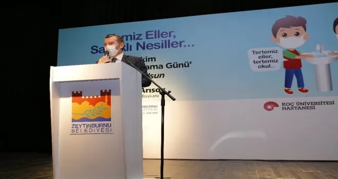 Miniklere doğru el yıkama tekniği öğretildi
