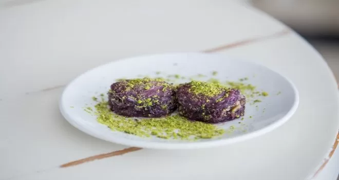 Mor ekmekten sonra mor baklava
