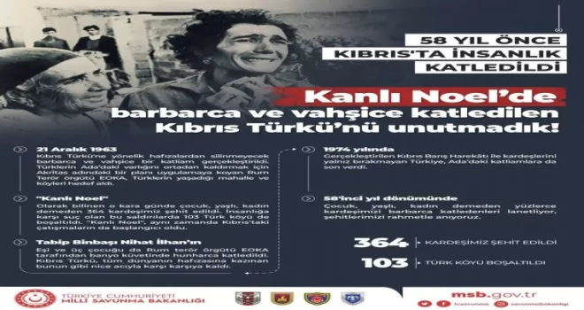 MSB’den "Kanlı Noel" paylaşımı
