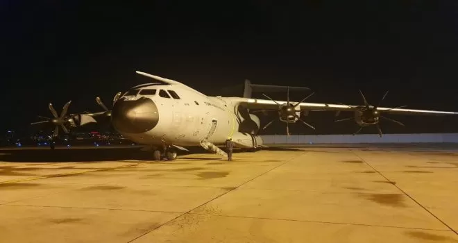 MSB: “İspanya ve İtalya’ya yardım malzemesi götüren uçak iniş yaptı”
