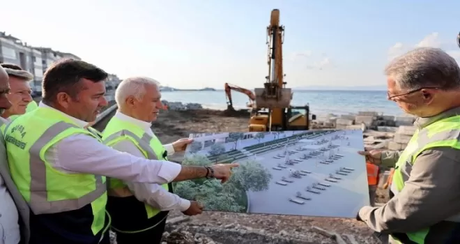 Mudanya’nın vitrini Bursa Büyükşehir’le yenileniyor