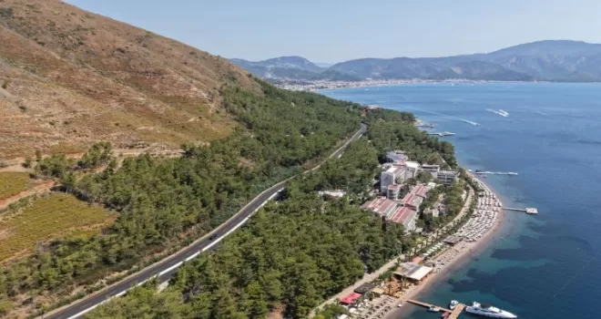 Muğla İçmeler’de yol yenileme çalışmaları tamamlandı