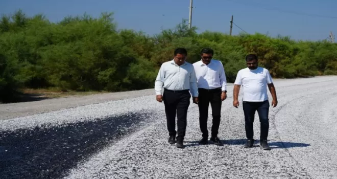 Muğla Milas’ta geniş kapsamlı sathi kaplama çalışması