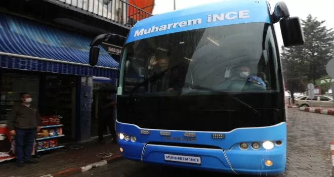 Muharrem İnce ’Memleket Hareketi“ için Artvin’de
