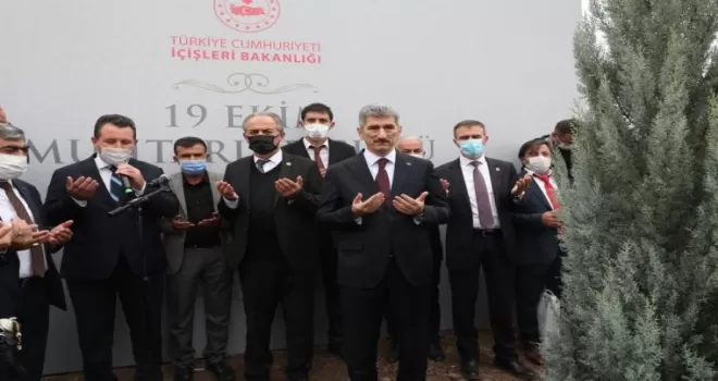 Muhtarlar adına "Hatıra Ormanı" oluşturuldu
