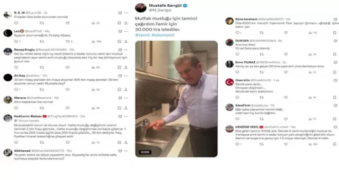 Mustafa Sarıgül’ü sosyal medyada Ti’ye aldılar