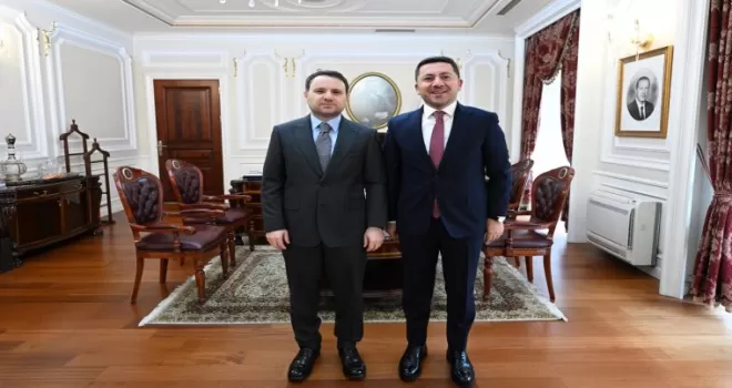 Nevşehirli Adalet Bakanı’na hemşehrisinden ziyaret