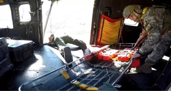 Niğde Aladağlar’da yaralanan vatandaş helikopterle kurtarıldı