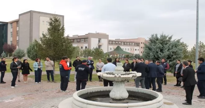 NNYÜ’de deprem tatbikatı