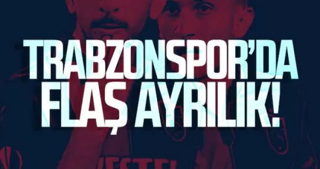 O futbolcu Trabzonspor'a veda etti! 