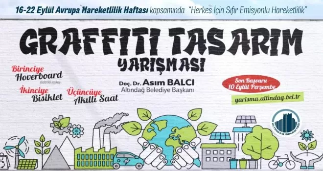 Ödüllü graffiti tasarım yarışması başlıyor
