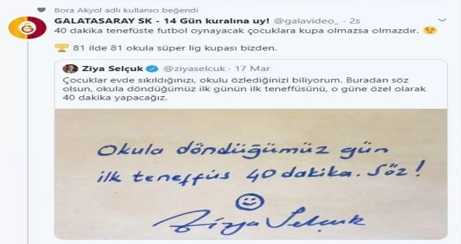 Öğrencilere kupalar da Galatasaray’dan
