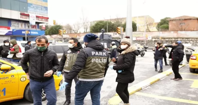Okmeydanı’nda özel harekat polisli dev asayiş denetimi
