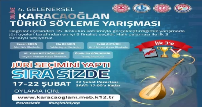 Online Karacaoğlan Türkü Yarışması’na yoğun ilgi
