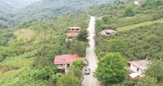 Ordu Büyükşehir’den beton yol çalışması