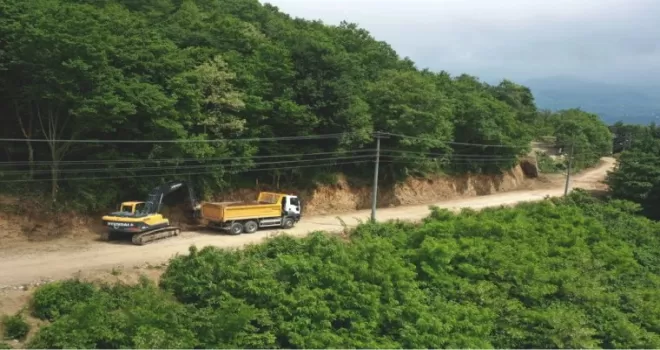 Ordu Büyükşehir’den Boztepe yoluna güvenli dokunuş