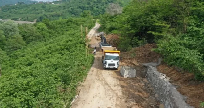 Ordu’da Kovancı’ya taş duvar önlemi