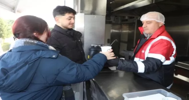 Ordu’da soğuk havada iç ısıtan hizmet