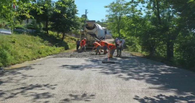 Ordu’da yarım asırlık yol sorunu çözülüyor