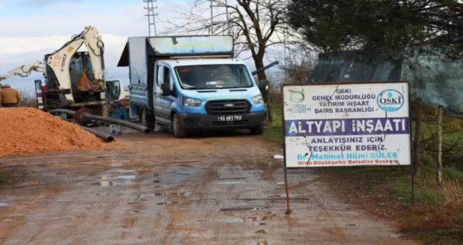 Ordu Fatsa’da içme suyu hatları yenileniyor