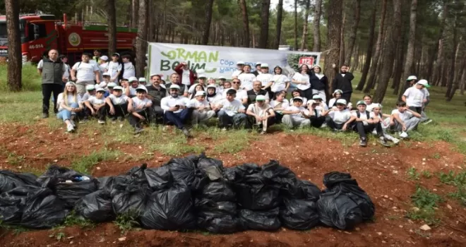 “Orman Benim“de 360 ton atık toplandı