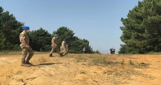 Ormanlara giriş yasağı sonrası jandarmadan denetim
