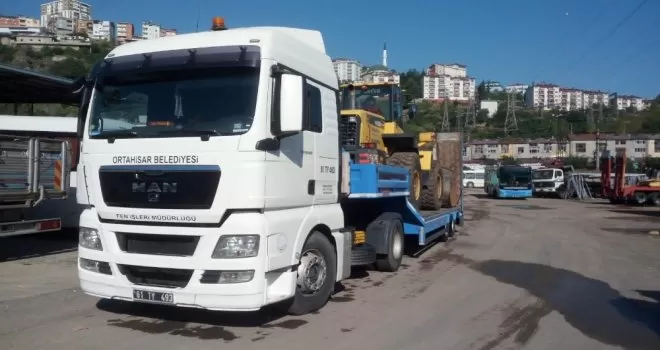 Ortahisar’dan Dereli’ye yardım eli
