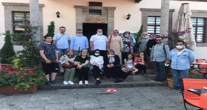 Ortamahalle’ye ziyaretçi ilgisi
