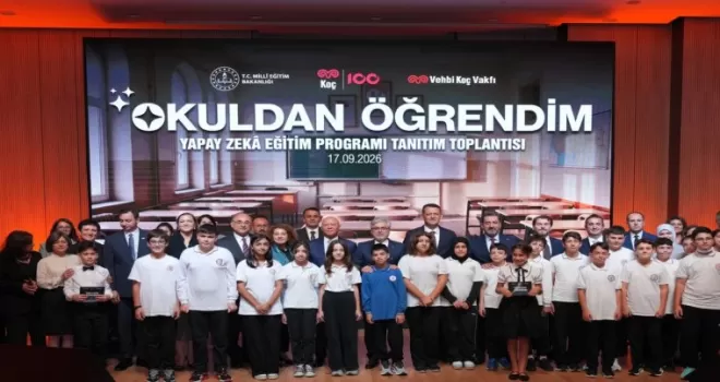 Ortaokul öğrencileri için ’yapay zekâ eğitim programı’ tanıtıldı
