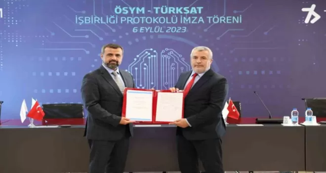 ÖSYM ile TÜRKSAT arasında iş birliği protokolü imzalandı

