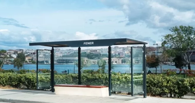 Otobüs durağında konfor artıyor
