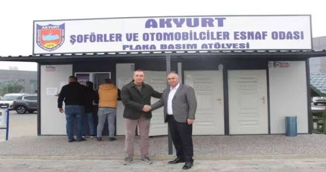 OTONOMİ’de plaka basım atölyesi açıldı
