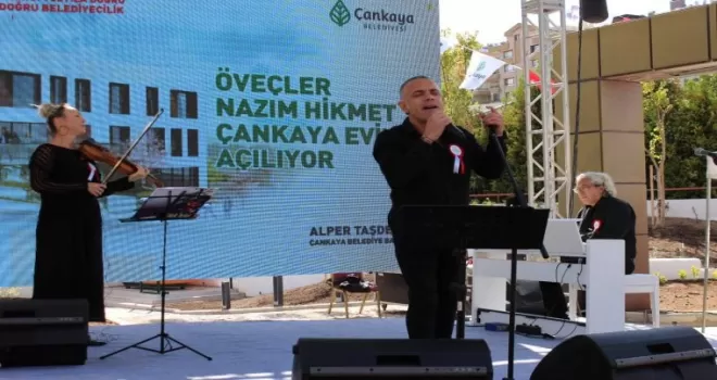 Öveçler Nazım Hikmet Çankaya Evi açıldı
