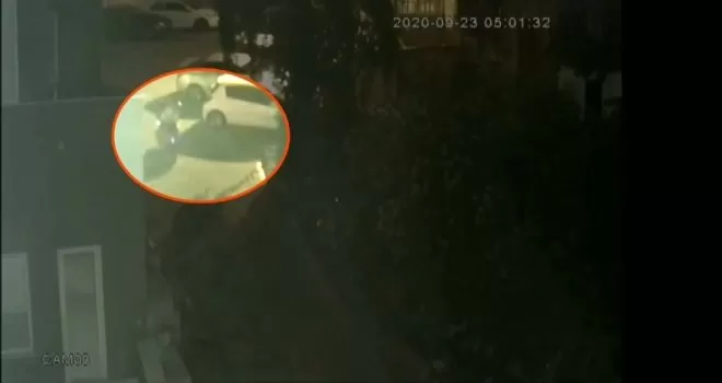 30 saniyede değeri 30 bin TL olan motosikleti çaldılar