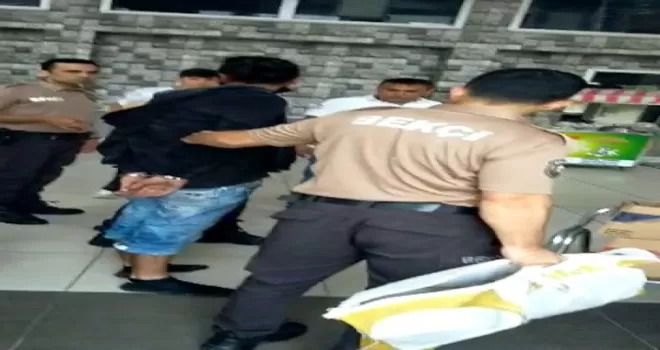 (ÖZEL) Bekçilerin dikkati hırsızı kıskıvrak yakalattı

